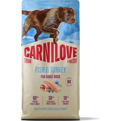 Carnilove True Fresh Adult s rybou a krůtou 2 x 12 kg