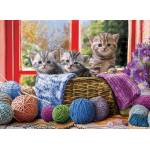 EUROGRAPHICS - Puzzle Knittin Kittens - 500 piese