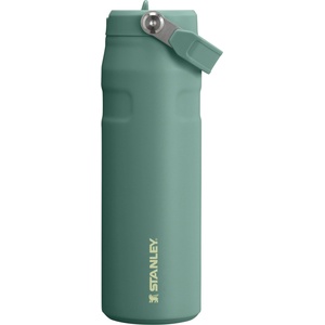 STANLEY 1913 Flip Straw Drinking Bottle with Straw 0.7L - Thermo Mug Cools for 10 Hours - Ice Cold for 3 Days - BPA Free - Leakproof - For Drink Holders - Dishwasher Safe - Shale - 10-13072-085 (10-13072-085)