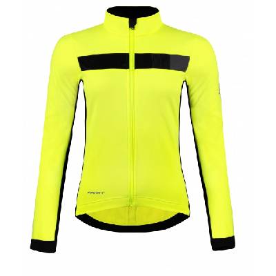Bunda FORCE FROST LADY softshell, fluo-čierna XS