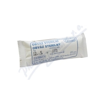 Steriwund Obin. hydrofil.pletené ster.12 cm x 5 m/1 ks