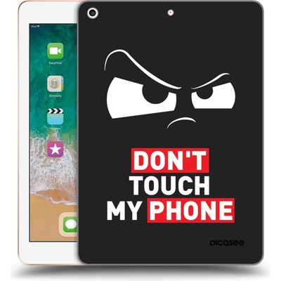 Picasee silikónový čierny obal Apple iPad 9.7 2018 6. generace Cloudy Eye Transparent