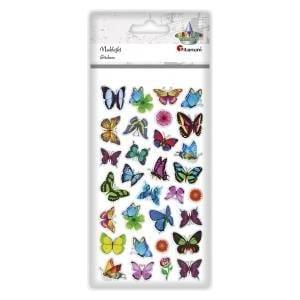 TITANUM Stickers convex butterflies mix 31pcs