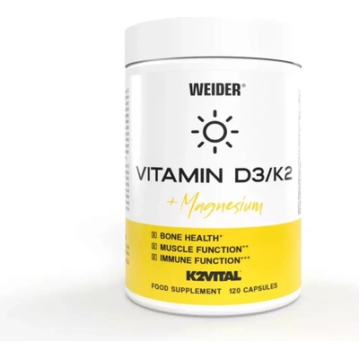 Weider Vitamin D3/K2 + Magnesium 120 kapsúl