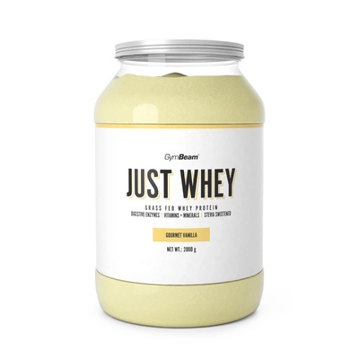 GymBeam Just Whey Grass-Fed Protein 2000 g gourmet vanilla
