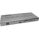 PROCONNECT Контролер за видеостена 2x2, 4xHDMI изход, HDMI вход, DVI вход, Loop изход, RS232, IR, FHD PC-VW2X2-L (PC-VW2X2-L)