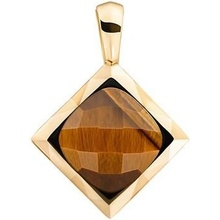 Sparkling Pozlacený přívěsek s tygřím okem SPG32-G09