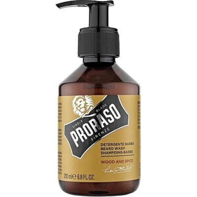 Proraso Beard wash Šampón na bradu Drevo a korenie 200 ml