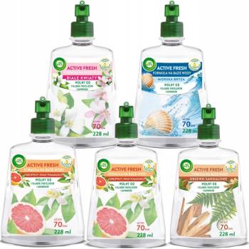 Air Wick ACTIVE FRESH Náplně do osvěžovače vzduchu Mix vůní 5 x 228 ml