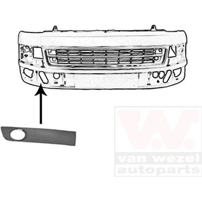 Vetracia mrieżka v nárazníku VAN WEZEL 5790494