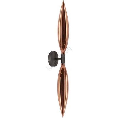 Candellux Стенна лампа NORDIC 2xG9/5W/230V черна/медна (CA1206)