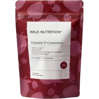 Wild Nutrition Vitamín D pre deti 60 gumových cukríkov