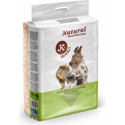 JK ANIMALS Přírodní dřevěné hobliny 2,5 kg 60 l