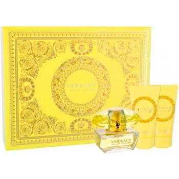 Versace Yellow Diamond подаръчен комплект Woman Eau de Toilette 50 ml + мляко за тяло 50 ml + душ гел 50 ml