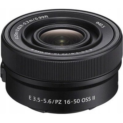 SONY E PZ 16–50 mm F3.5–5.6 OSS II SELP16502 (ČERNÝ) (RED-BOX)