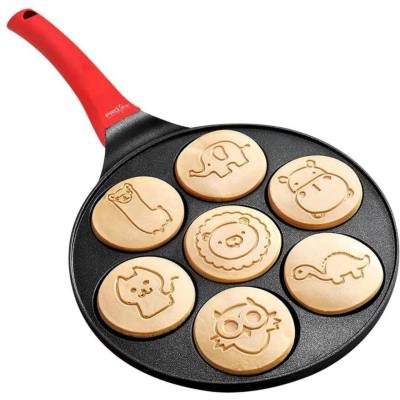 MG Pancakes Pánev na palačinky Animals 26,5 cm, černá/červená LOG223491