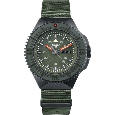 Traser P69 Black Stealth Green Nato