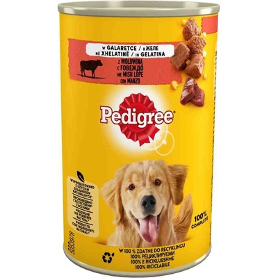 Pedigree Adult kuracie a hovädzie mäso v želé 24 x 400 g
