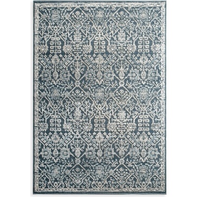 Takoy Koberec 160x230 cm tmavě modro-krémový s ornamentálním vzorem ELORA 6-HF-489334 | 160 x 230 cm