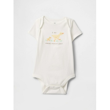 GAP Бебешко боди с лого Gap GAP | Byal | Момчешки | 80-86