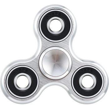 Fidget spinner kovový stříbrný