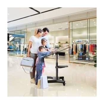 ONKRON Tv set acc mobile stand/50-83/black ts1380-b onkron