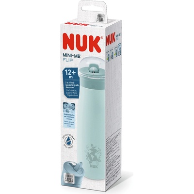 Nuk ЧАША MINI-ME FLIP Stainless 500мл. Глобус (10225328)