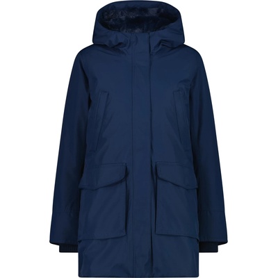CMP Дамско яке парка CMP Women's Parka Fix Hood 35K3556 Parka - Blue Ink - размер 46 (EU) (104-5445-0117)