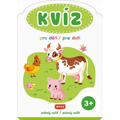 Kvíz pro děti / pre deti 3+ - zelený sešit / zelený zošit (CZ/SK vydanie)