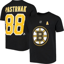 Outerstuff Dětské tričko David Pastrňák Boston Bruins Flat Alt.Captains N&N Tee