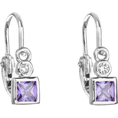 Pavona dětské visací se zirkonem fialová kostička 11172.3