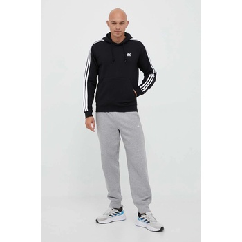 Adidas Суичър adidas Originals 3-Stripes в черно с качулка апликация IM2088 (IM2088)