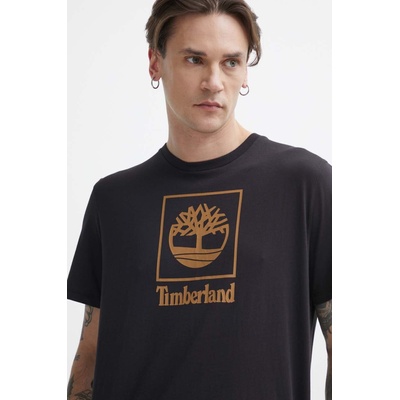 Timberland Памучна тениска Timberland в черно с принт TB0A5QSP0011 (TB0A5QSP0011)