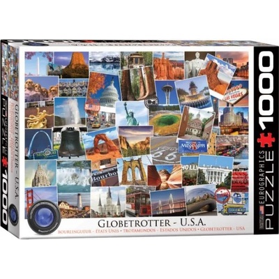 EUROGRAPHICS - Puzzle USA Globetrotter - 1 000 piese