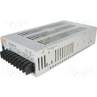 MEAN WELL SD-200D-24 Měnič: DC/DC; 201,6W; Uvst: 72÷144VDC; Uvýst: 24VDC; Ivýst: 8,4A