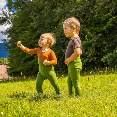 Tarua Dětské merino legíny mechová