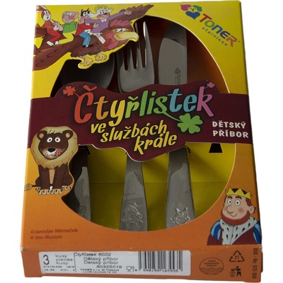 Toner Dětský příbor Čtyřlístek 4 ks