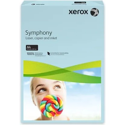 Xerox Копирна хартия, цветна, A4, 80 g, XEROX "Symphony", синя (средна) 003R93968 (003R93968)