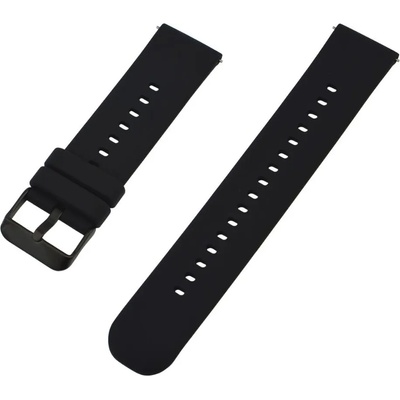 Xmart Силиконова каишка Xmart - Watch Band, 22 mm, черна (15020)