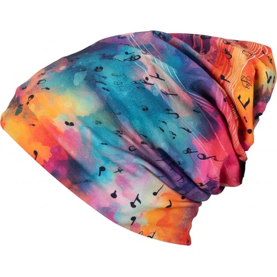 Ebbie bavlněná čepice culíkovka AKVARELOVÉ NOTY