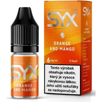 Syx Classic Orange and Mango 10 ml 6 mg