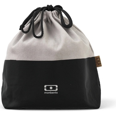 Monbento plátěná taška na obědový box Pochette Black
