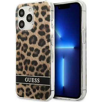 GUESS GUHCP13LHSLEOW iPhone 13 Pro 6, 1" brown hardcase Leopard (GUHCP13LHSLEOW)