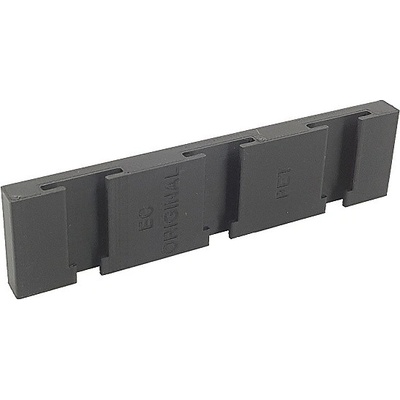 EC-ORIGINAL 3 x Panel s T-drážkou PETG pro nástavce Černá