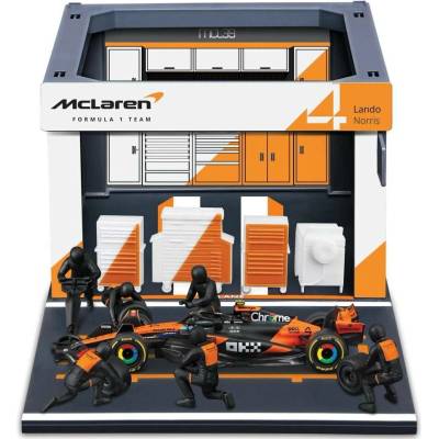 Bburago Formula Racing F1 pit pass set McLaren Team MCL39 2025 Lando Norris 1:43