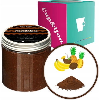 Cup&You Aromatizovaná káva s príchuťou MALIBU mletá dezertná ARABICA 200 g