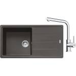 Franke - Кухненски комплект G264ŠB, мивка от фрагранит BFG 611 и смесител FS 3230.031, сив шисти/хром 114.0720. 164 (114.0720.164)