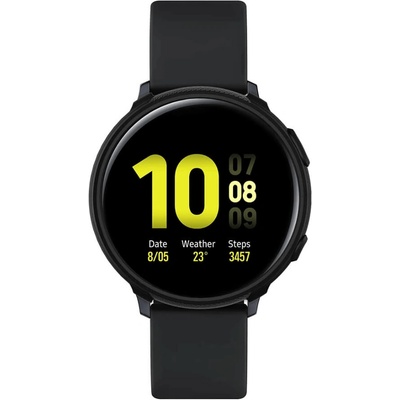 Spigen Качествен силиконов (TPU) кейс за Samsung Galaxy Watch Active 2 (44mm) - Spigen Liquid Air Case (черен) (ACS00217)