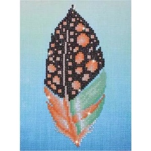 Diamond Dotz Diamond Dotz: Пъзел с диамантено око - цветно птиче перо