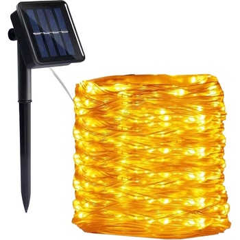 Kobi LED - Solar верига 300xLED/0, 12W/1, 2V 1xAA 27 m IP44 3000K (KB0383)